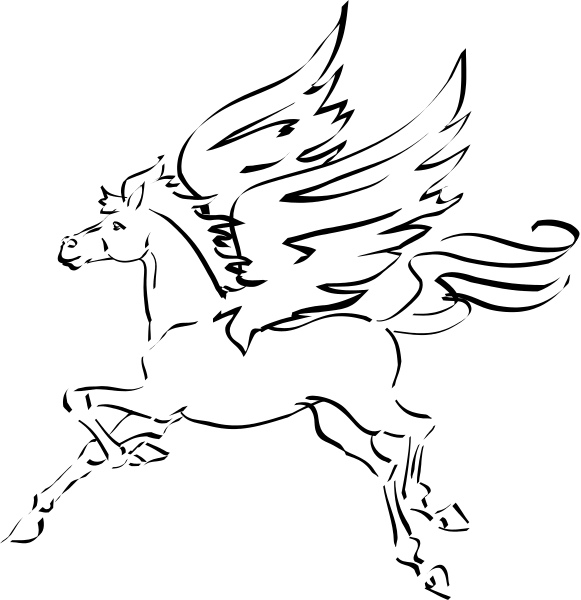 The image shows a simple black and white line drawing of two rectangles with lines connecting them at their corners to form an L shape on top of each other against a dark background.