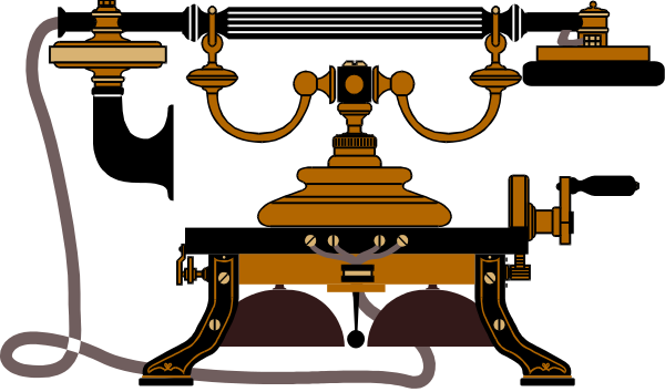 The black and white illustration shows a vintage laboratory setup with various pieces of equipment such as test tubes on stands, beakers, flasks, microscopes, and other scientific instruments arranged around an orange central device that appears to have dials and gauges for adjusting settings or measuring data.