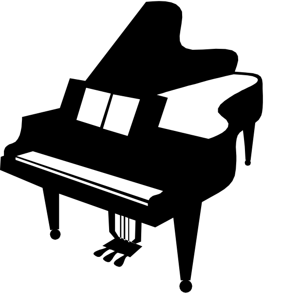The black and white silhouette of a car with an open trunk door on top against a dark background.