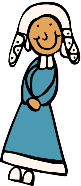 The illustration features a cartoon of an old woman with blonde hair wearing glasses standing next to her bedside table in what appears to be a bedroom at nighttime.