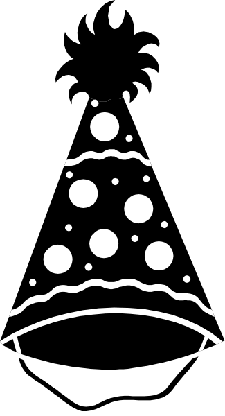 The image shows a black and white photo of an ice cream cone with three scoops on top against a dark background.