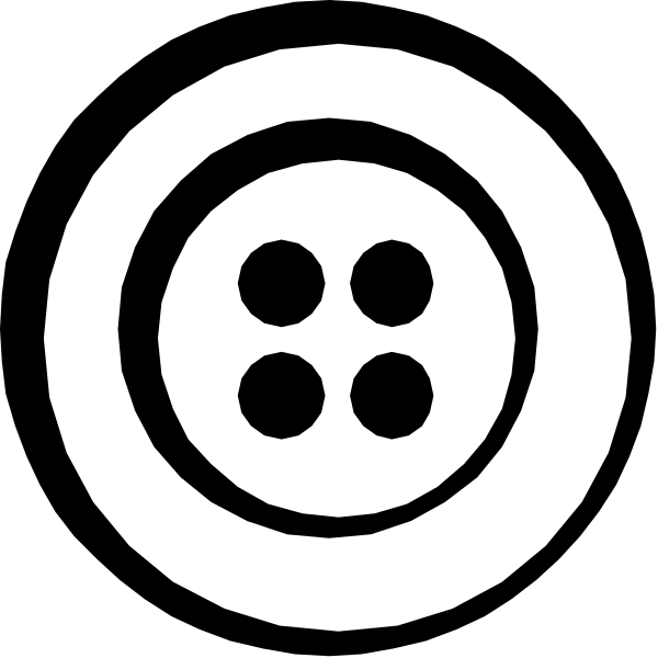 The image shows a black button with white text that reads "Button" inside it against a dark background.
