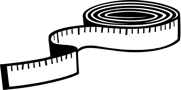 The black and white silhouette of a person standing next to two measuring cups on what appears to be an oven door with temperature settings in Celsius degrees around it.