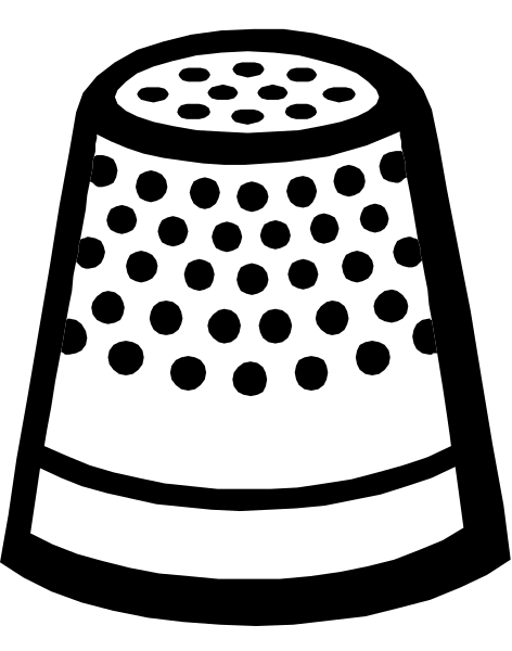 The black and white illustration shows a salt shaker with holes on top for pouring out contents.