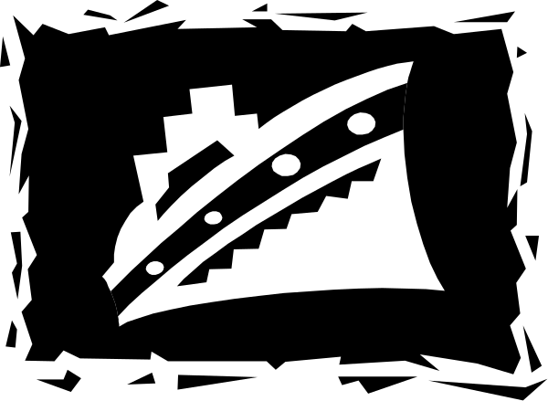The black and white logo of a train company with stylized text above it that reads "Railway".