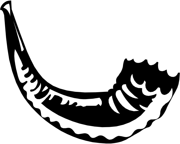 The black and white silhouette of a smiling face with teeth showing against an unidentified background.