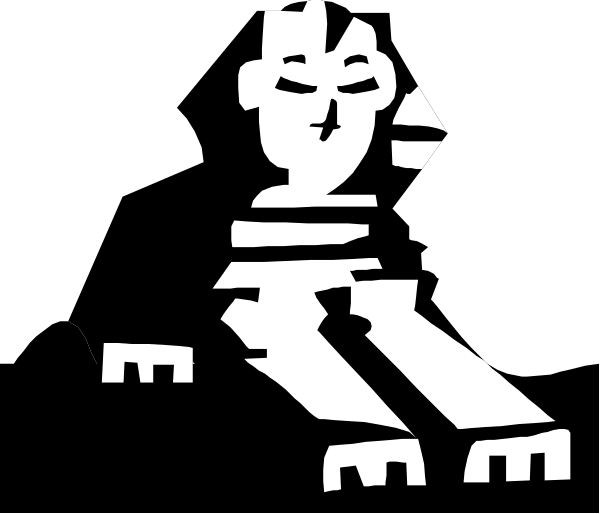 The black and white silhouette of a person sitting on their knees with hands clasped together over an object that resembles a book or box in front of them.