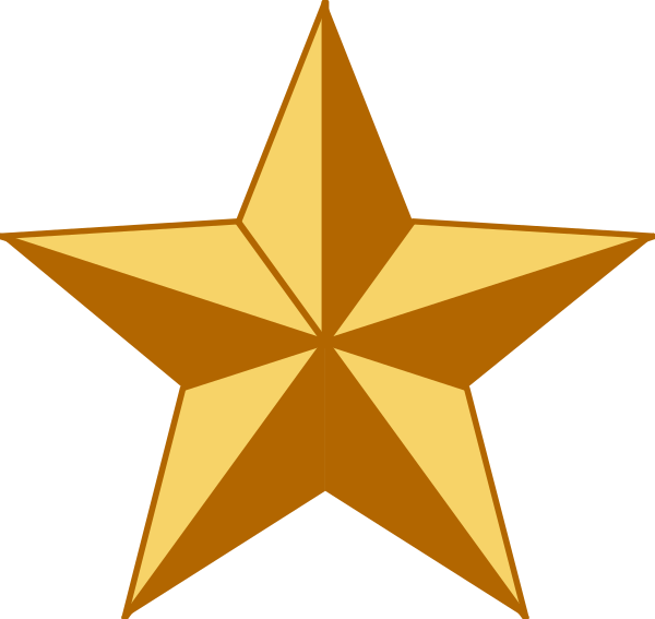 The image shows two orange stars against a white background with no additional context provided about their location within an organization or any other details that might be present in this small clip-art illustration.