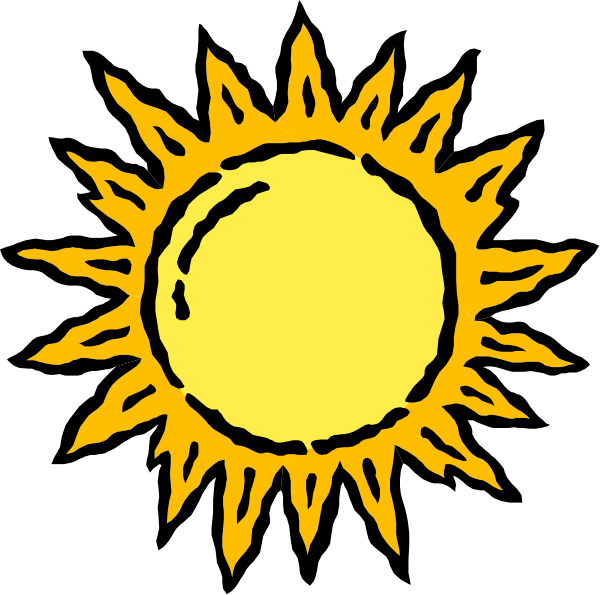 The image shows a black silhouette of an eclipsed sun with rays extending outward from it against a dark background.