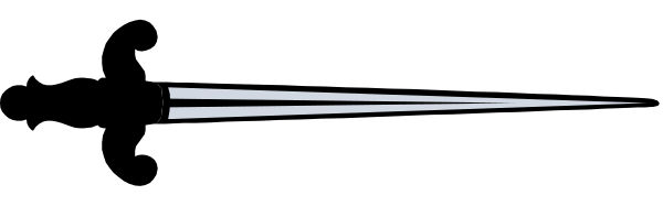 The image shows a long black line with two white lines on either side of it against a gray background.