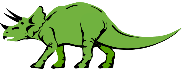 The image shows a green dinosaur with its mouth open on top of what appears to be an ice cream cone-shaped object in front of it.