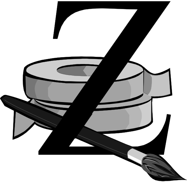The black and white silhouette of a person holding an object with their hands tied together behind them against a dark background.