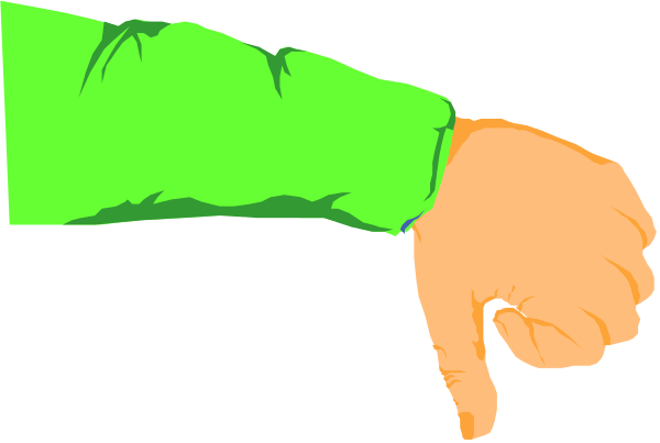 The image shows a hand pointing to an orange button with two fingers on it against a black background.