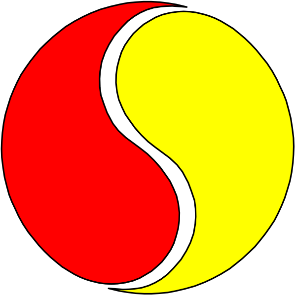 The logo of a company with two red circles connected by an orange line forming a symbol that resembles a letter 'S' in between them.