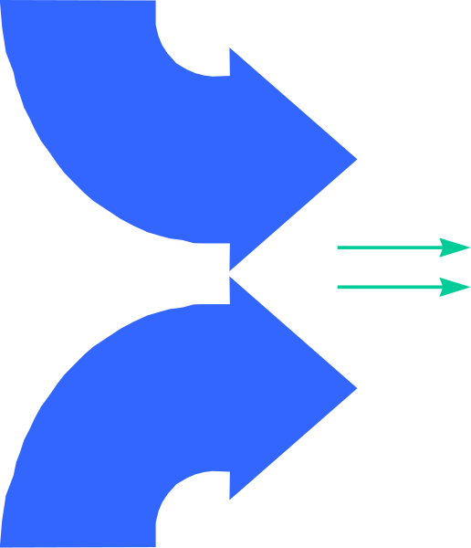 The image shows a blue arrow pointing to an icon of two arrows forming a loop with text indicating that it is a "loop" function in some software application.