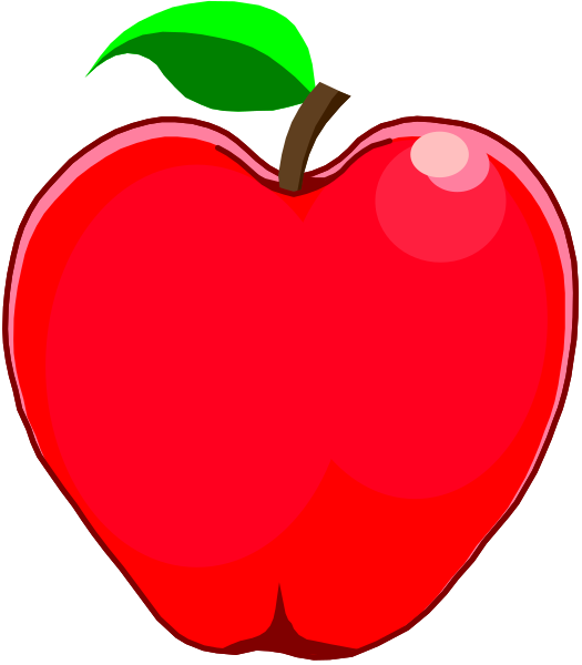 The image shows a black apple with an outline of it filled by red coloring inside, featuring a green leaf on top right corner.