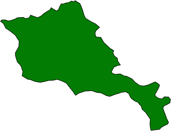 The image shows a stylized map of Romania with green areas indicating regions within its borders on a black background.