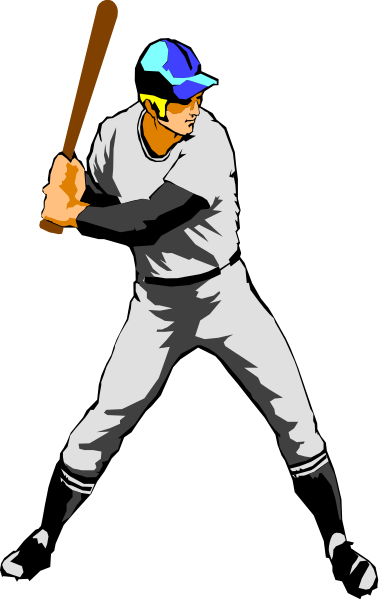 The black and white illustration shows a baseball player holding a bat on a field with his uniform number 10 visible in front of him. He is wearing gloves and has one foot raised as if he's just hit the ball, which isn't shown here but implied by posture. His cap appears to be blue or green; it's not possible for me to determine its color due to monochrome nature of image.