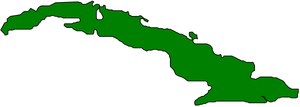 The image shows a map of South America with green shading on it against a grey background.