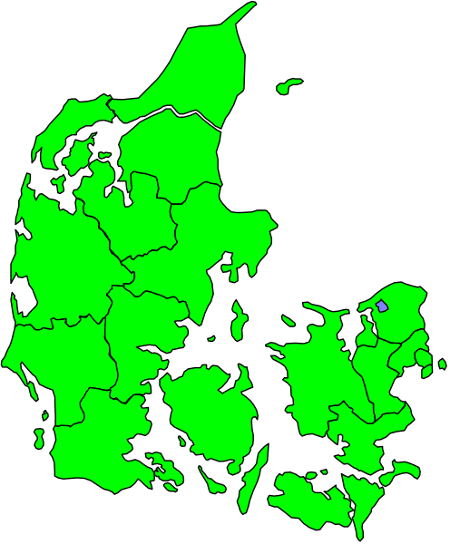 The image shows a map with various regions highlighted by green coloring against a dark background; it appears to be an overlay on top of another layer that is partially visible at bottom right corner but does not provide enough information for description, suggesting this could represent different countries or territories in Europe based on the shape and size.