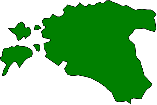 The image shows a map with green landmasses on it against a dark background.