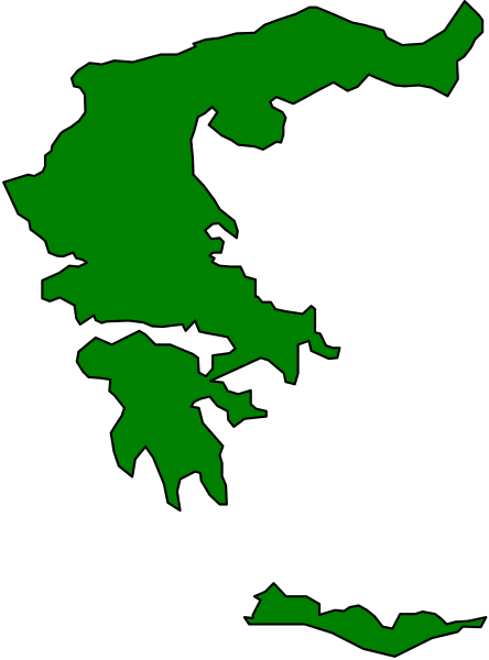 The image shows a stylized map with green areas representing landmasses against a dark background; it is presented as an overlay on top of another layer that appears to be a satellite view of Earth at night, showing various illuminated regions and possibly coastlines or borders in white lines.