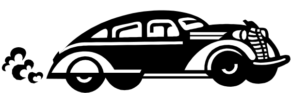 The image shows a red vintage car with white wheels on it against an indistinct background.