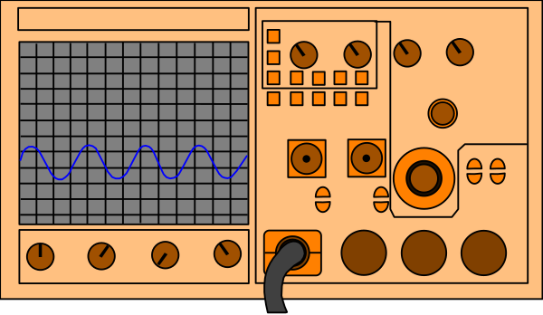 The image shows a blackboard with various musical notes on it against an orange background.