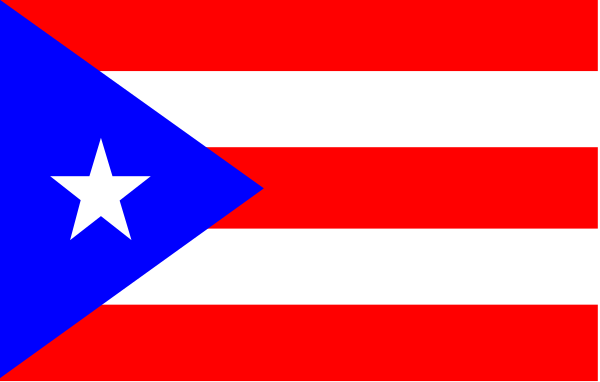The flag of Mongolia with a red stripe on top.