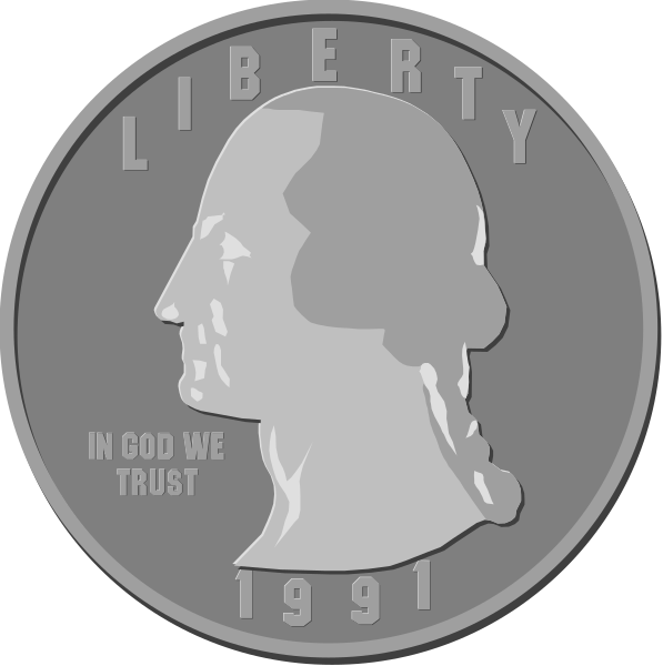 The coin features an embossed profile of George Washington with a year 1993 on it. It is part of two images side by side showing both sides of the same penny. There's no text in this image, and there isn't any action or setting depicted; just the coins themselves are shown against a plain background. The coin has an engraved design with George Washington facing left on one side and right on another.