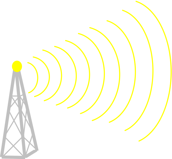 The black and white image shows a wind turbine with multiple blades against an empty background on the left side of the frame; there is no visible activity in this still clip-art representation.