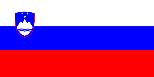 The flag of a country with red borders on both sides.