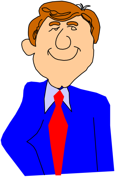 The image shows a man standing behind an open door with his back to us; he is wearing red pants and has dark hair.