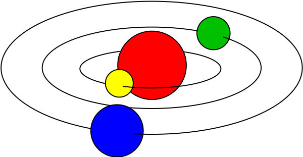 The image shows a collection of colorful circles on top of each other against a dark background with no distinguishable features to indicate an object, person, animal, action, or specific location within it.