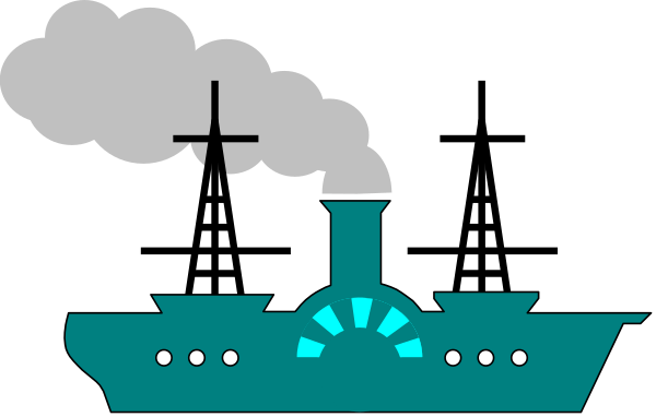 The image shows a cartoon of an airplane flying over two ships with smoke coming from them; there is also lightning in the background suggesting stormy weather conditions.