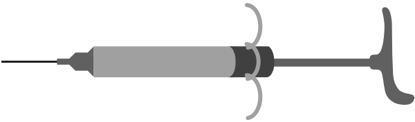 The image shows a black and white illustration of an airplane with its landing gear down flying over water at nighttime.