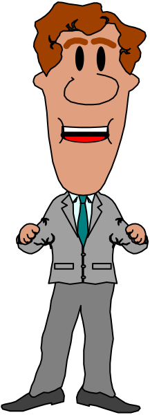 The cartoon shows a man with mustache standing behind an animated character that resembles Scooby-Doo in front of him; both characters appear to be looking through what seems like a window into another scene, which is not fully visible but includes blurred figures and indistinct shapes.