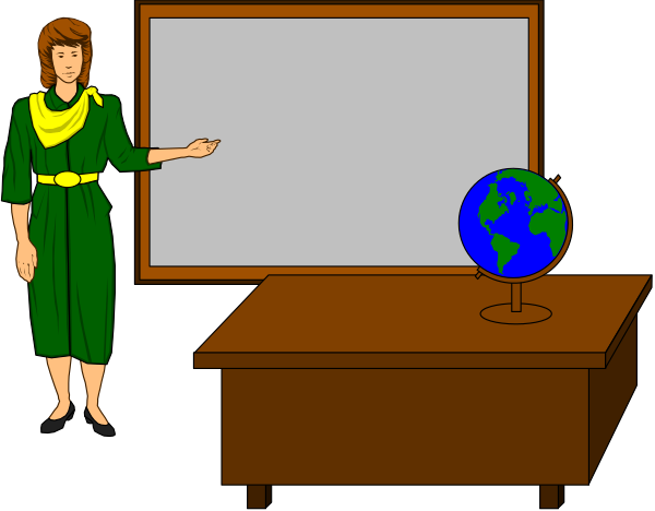 The cartoon shows two figures standing on either side of a desk with an Earth globe at its center; both characters appear to be in uniforms resembling military attire, one is pointing towards something off-screen while gesturing toward it and saying "Look!", suggesting they are discussing or presenting information.