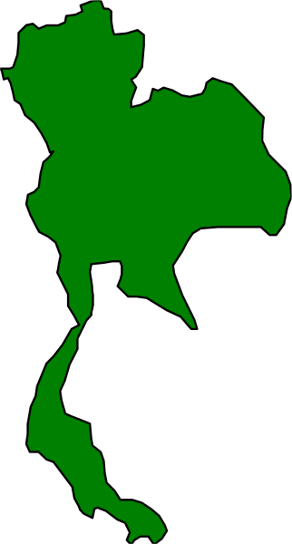 The image shows a map of Vietnam with green shading on part of it against a black background.