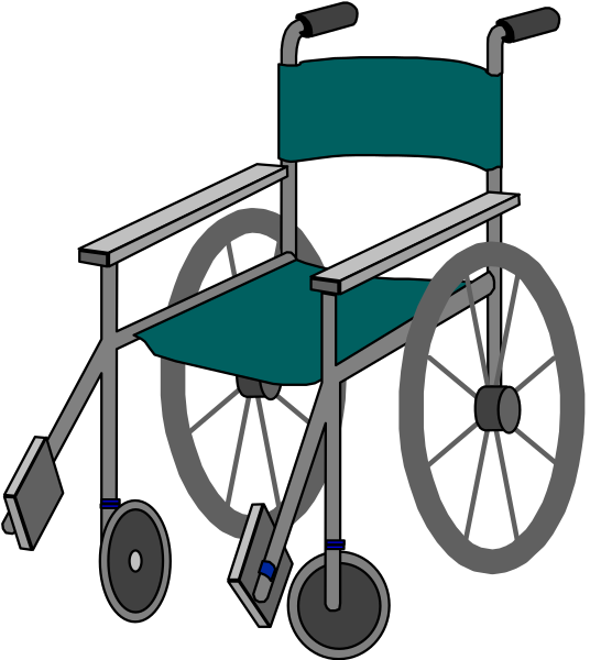 The image shows a wheelchair with wheels on it against a black background.