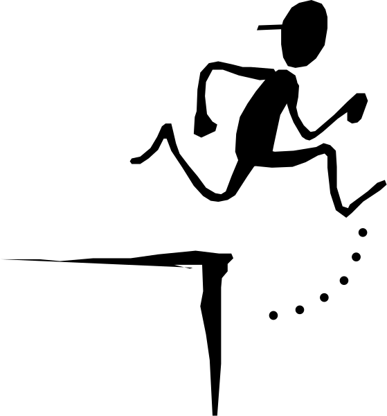The image shows a simple black and white line drawing of two vertical rectangles with horizontal lines connecting them at their top corners to form an abstract representation resembling a stylized letter 'v'.