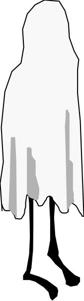 The image shows a black and white photo of an object with multiple sections that appear to be connected together vertically.