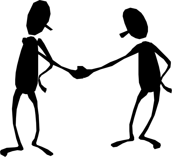 The image shows a black screen with white text that reads "Welcome to our new website."