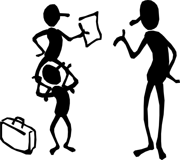 The image shows a black screen with white text that reads "Welcome to our new website."