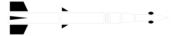 The image shows a large black marker with white ink on top of it resting against an unseen surface inside what appears to be a gray container that has multiple compartments for holding markers in different sizes.