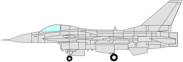 The image shows a fighter jet with its landing gear down on an aircraft carrier deck at nighttime.