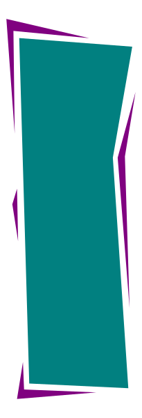 The image shows a gray background with two blue rectangles on it; there is no text present within this clip-art piece.