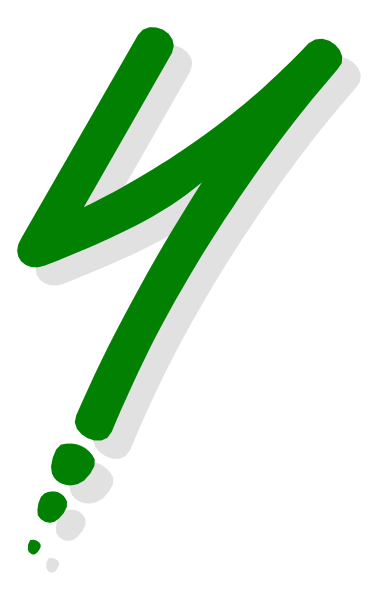 The image shows a stylized graphic with an abstract design that includes geometric shapes resembling letters "Y" and "7," along with what appears to be a small dot pattern in green on top of it, set against a gray background.