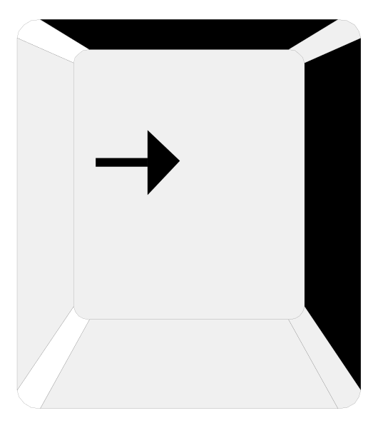 The image shows a white cardboard box with an arrow pointing to it from above against a black background.