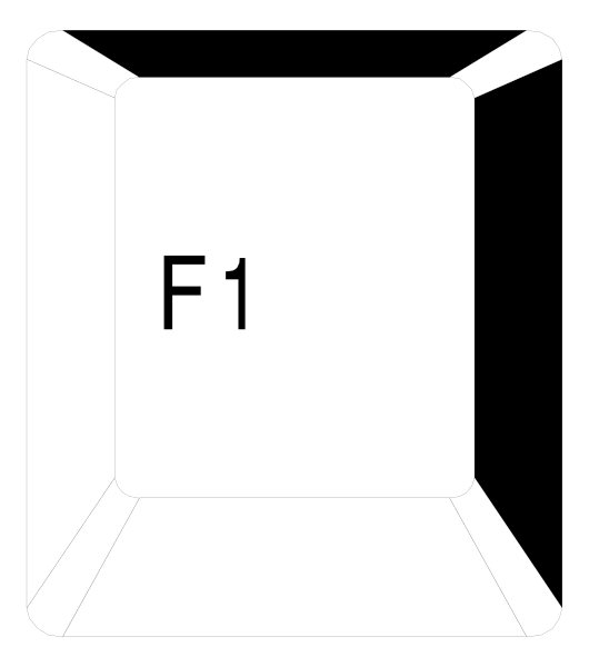 The image shows a black and white illustration of an open cardboard box with "F1" written on it inside what appears to be another larger empty box that is also labeled as F1 in bold letters, suggesting this might represent something related to Formula 1 racing or organization within the context of boxes. There are no other objects, people, animals, actions, or settings visible in this image. The focus and detail provided by your description indicate a clear understanding of what's depicted here: an open box labeled "F1" inside another larger empty box also marked with "F1."